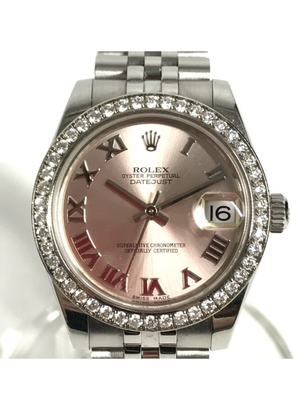 Rolex Watch Datejust Logo SS Silver